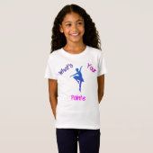 Votre T-shirt de danse Pointe (Devant entier)