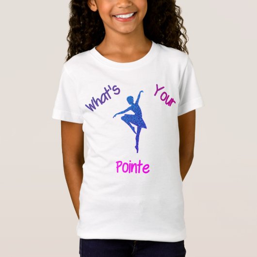 Votre T-shirt de danse Pointe (Devant)