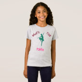 Votre T-shirt de danse Pointe (Devant entier)