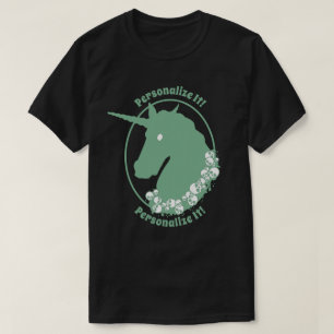 Votre T-Shirt Licorne Zombie Vert