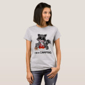 Votre T-Shirt Love Camping sur mesure pour femmes (Devant entier)