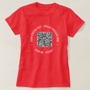 Votre T-shirt personnalisé et votre code QR