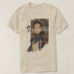 VOTRE T-shirt State Of Indiana Shape PHOTO