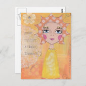 Votre talent brille par carte postale (Devant / Derrière)