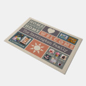 VOTRE tapis de porte fait sur commande de modèle (Incliné)