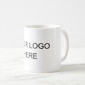 Votre tasse de bureau de logo de société ajoutent (Devant droit)