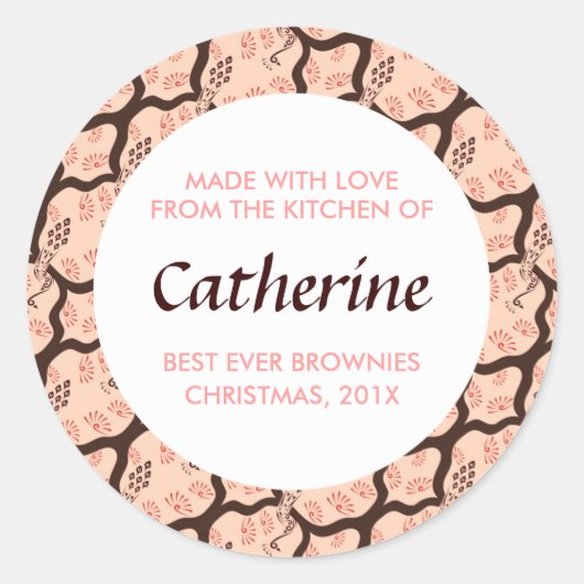 Votre Texte Confiture, Cuisson, Sauce, Stickers Pr (Devant)