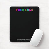 Votre texte de logo Info Tapis de souris promotion (Avec souris)