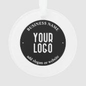 Votre texte et votre logo téléchargé | Noir et bla (dos)