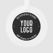 Votre texte et votre logo téléchargé | Noir et bla (devant)