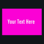 Votre texte ici Poster horizontal rose personnalis<br><div class="desc">Ce produit est simple à customiser — il suffit de modifier le texte sous la section "Personnaliser" ci-dessus. D'autres options de personnalisation comme les styles de police, les couleurs et d'autres options d'édition sont disponibles lorsque vous cliquez sur le bouton "Customiser" ci-dessus.</div>