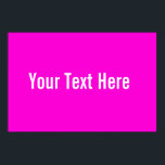 Votre texte ici Poster horizontal rose personnalis<br><div class="desc">Ce produit est simple à customiser — il suffit de modifier le texte sous la section "Personnaliser" ci-dessus. D'autres options de personnalisation comme les styles de police,  les couleurs et d'autres options d'édition sont disponibles lorsque vous cliquez sur le bouton "Customiser" ci-dessus.</div>