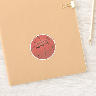 Votre Texte Ici, Stickers Basketball Vinyl