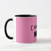 Votre texte ici, tasse personnalisable (Gauche)