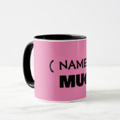 Votre texte ici, tasse personnalisable (Devant gauche)