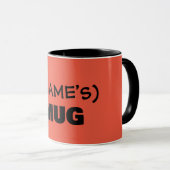 Votre texte ici, tasse personnalisable (Devant droit)