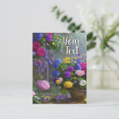 Votre texte Modèle de nature morte de fleurs mixte (Debout devant)