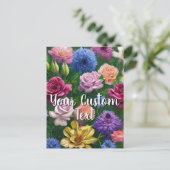 Votre texte Modèle Fleurs Mixtes 11 Printemps (Debout devant)