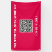 Votre texte personnalisé pour bannière de fête ave (Vertical)