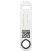 Votre texte personnalisé pour le code QR Bar Key C (Devant)