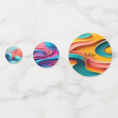 Votre texte sur les confettis (Derrière)