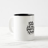 ***VOTRE VOIX EST MON SON FAVORIT*** MUG (Devant gauche)