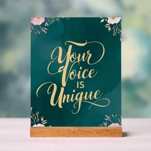 Votre Voix Est Unique (Neutre)