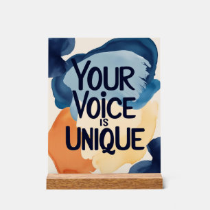 Votre voix est unique