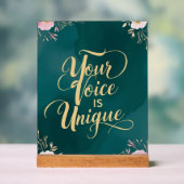 Votre Voix Est Unique (Neutre)