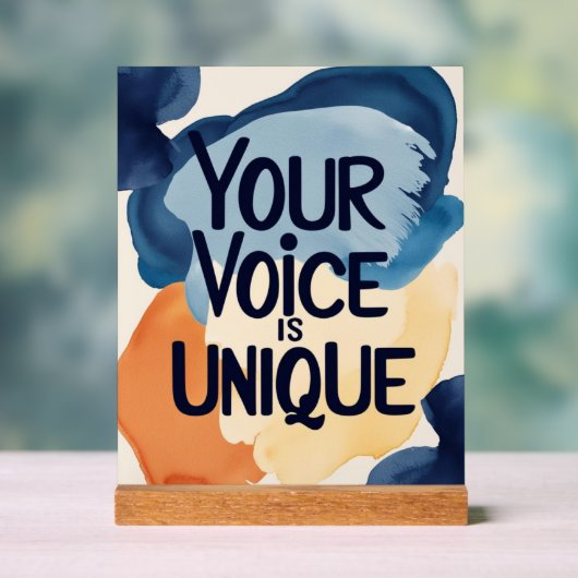 Votre voix est unique option 2 (Neutre)