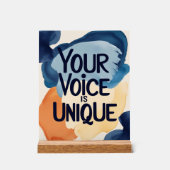 Votre voix est unique option 2 (Recto)