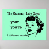 Votre, vous êtes Poster (Devant)