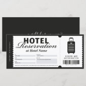 Voucher-certificaat voor verblijf in hotel (Voorkant / Achterkant)