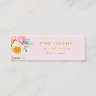 Voucher Roos Drink Voucher Tickets voor bast