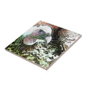 VOUDIGE VULTUUR TEGELTJE (Zijkant)