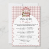 Voudrait-elle plutôt Country Market Bride carte de (Devant)