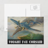 Vought F4U Corsair-Briefkaart Briefkaart (Voorkant / Achterkant)