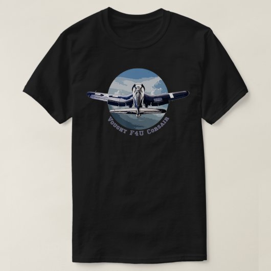 Vought F4U Corsair WW2-jager T-shirt (Design voorkant)