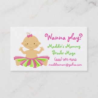 Voulez jouer ? Carte de playdate de maman pour la