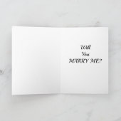 VOULEZ-VOUS ***MARRY ME*** CARTE DE PROPOSITION (Intérieur)