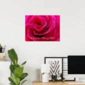 Voulez-vous m'épouser ?! Impression d'art de rose  (Bureau à domicile)