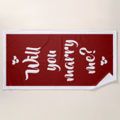 voulez-vous m'épouser ? serviette de plage par dal (Devant)