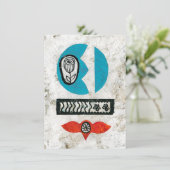 Vous A Apporté Une Carte De Voeux Fleur (Debout devant)