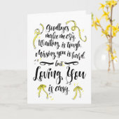 Vous aimer est facile - Carte de déploiement (Fleur jaune)