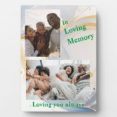 Vous aimer toujours Plaque Tabletop personnalisée (Devant)
