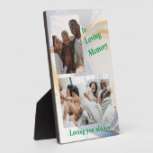 Vous aimer toujours Plaque Tabletop personnalisée (Côté)