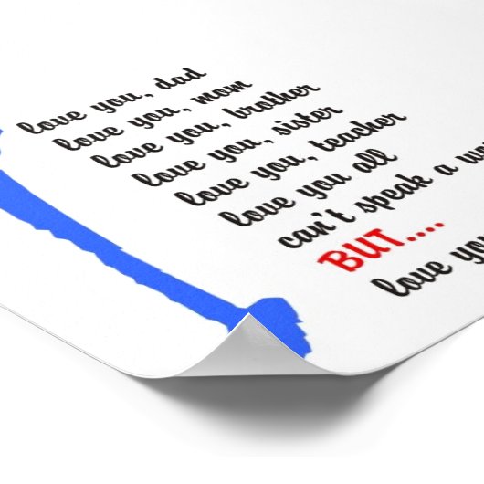 vous aimer tous poster autisme (Coin)