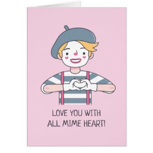 Vous Aimez Avec Tout Mime Coeur, Mignonne Amour Pu