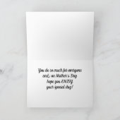 VOUS AIMEZ LE JOUR DE LA MÈRE * CARTE GRAND-MÈRE* (Intérieur)