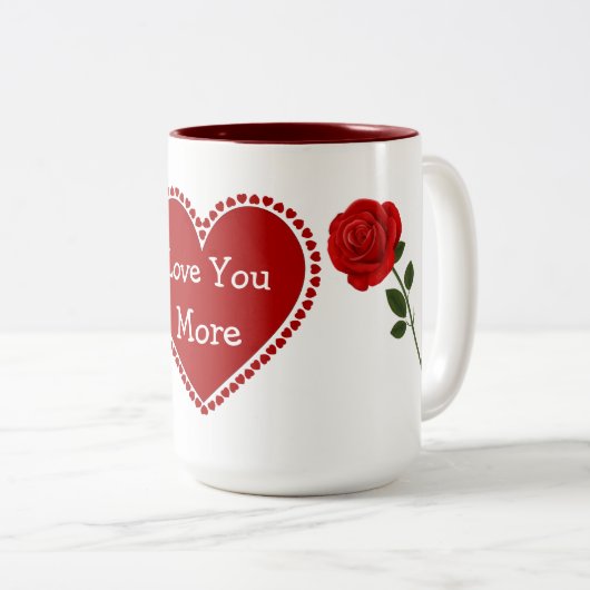 Vous aimez plus Mug (Devant droit)